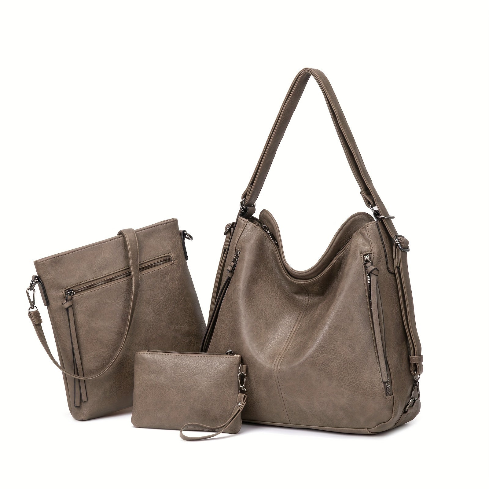 Backpack for Women – 3-Piece, Large Capacity, Convertible, for Travel & Work | Bag Vero – detail view 40