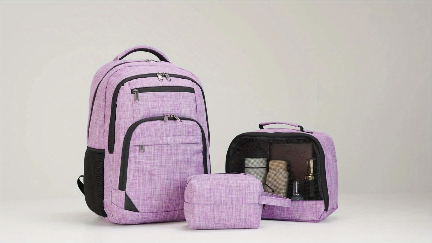 Laptop Backpack – 3 Pcs, 15.6 Inch, for Travel & Work | Bag Vero – detail view 13