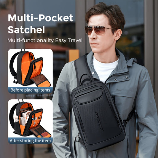 [FENRUIEN Chest Bag] FENRUIEN Men's Chest Bag - Multifunctional Shoulder Crossbody Bag - Compact Backpack for 9.7-Inch Tablets - Convenient for Summer Outings