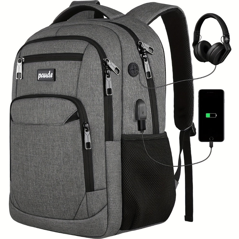 Laptop Backpack – 9 Colors, 15.6 Inch, USB Charging, for Travel & School | Bag Vero – detail view 22