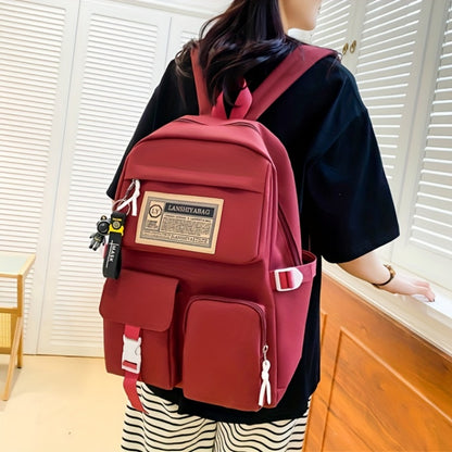 Backpack for Women – 5-Piece, Large Capacity, for School | Bag Vero – detail view 16