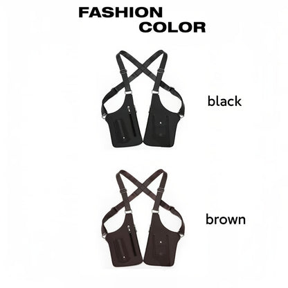 Sling Bag – Lightweight, Retro Underarm Multi Functional Vest | Bag Vero – detail view 15