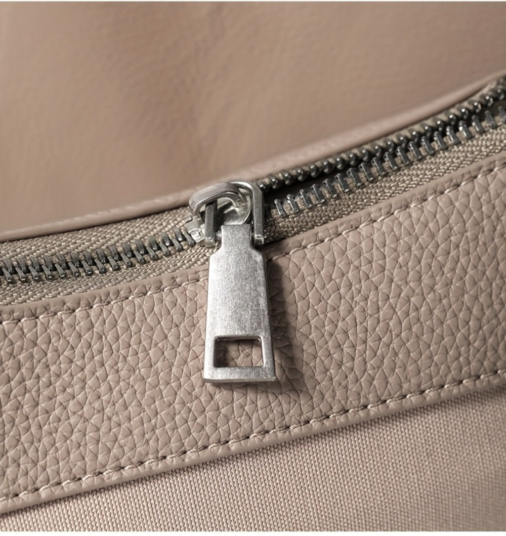 Cowhide Leather Vegetable Basket Bag New Luxury Leather Niche Design Shoulder Bag Crossbody Tote