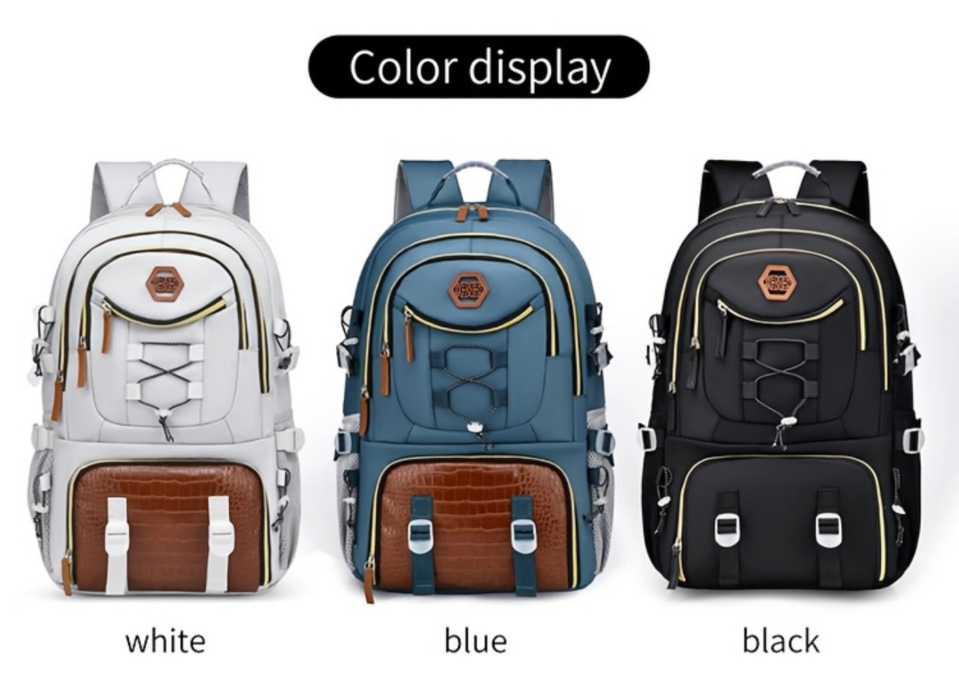 Laptop Backpack – Large Capacity, Waterproof, Multi-Pocket, Adjustable Strap | Bag Vero – detail view 28
