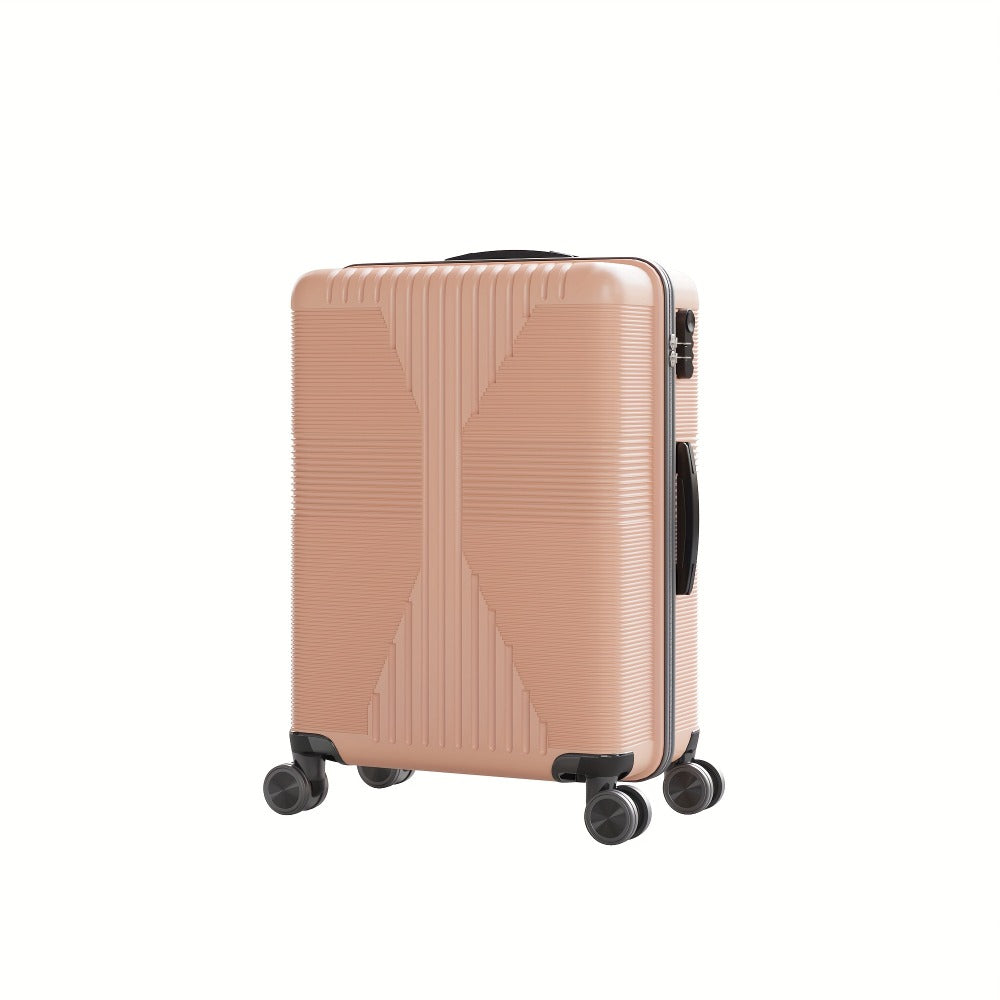 Luggage, 1pc PP Durable Suitcase with Spinner Wheels, Hard Shell Lightweight Luggage, Large Checked Travel Suitcases, 20/ 24/ 28 Inch, for Short Trips, Returning to School, Business Trips, Gift