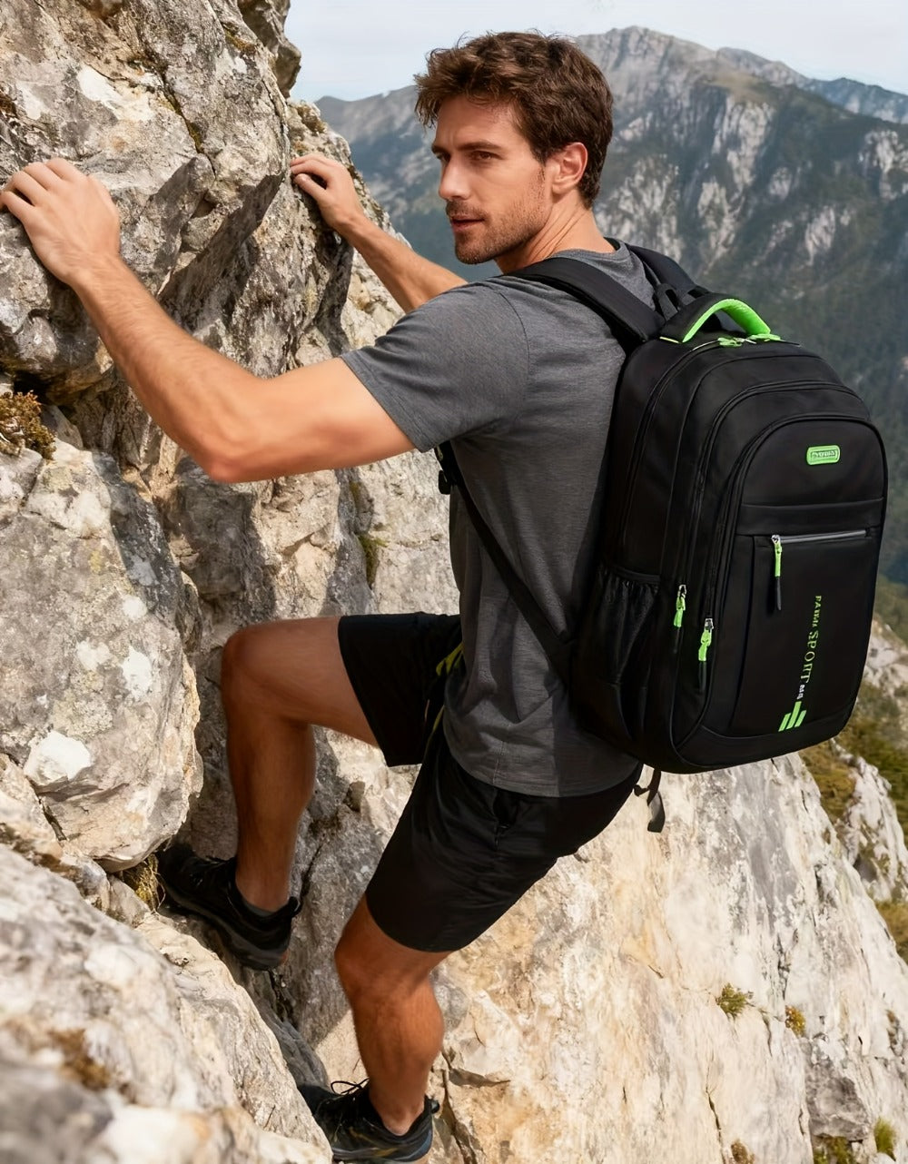 Backpack for Women – Nylon, Large Capacity, Adjustable Strap, for Travel | Bag Vero – detail view 14