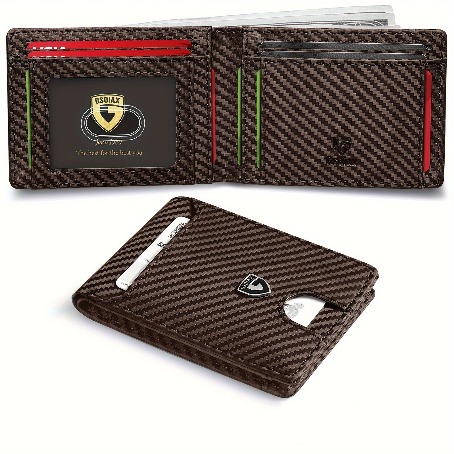 Men's Wallet – RFID Blocking, Rfid Blocking Bifold Card Slots | Bag Vero – detail view 11