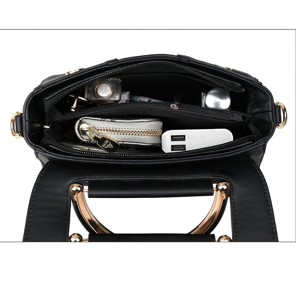 Women'S Shoulder Bag | Retro Brown Handbag, Easy Flip Cover + Lock Design, Elegant And Versatile, Suitable for Daily Commuting And Shopping, Just Right for Holding Small Items. Looks Good on Both Shoulder And Crossbody, an Excellent Gift Choice