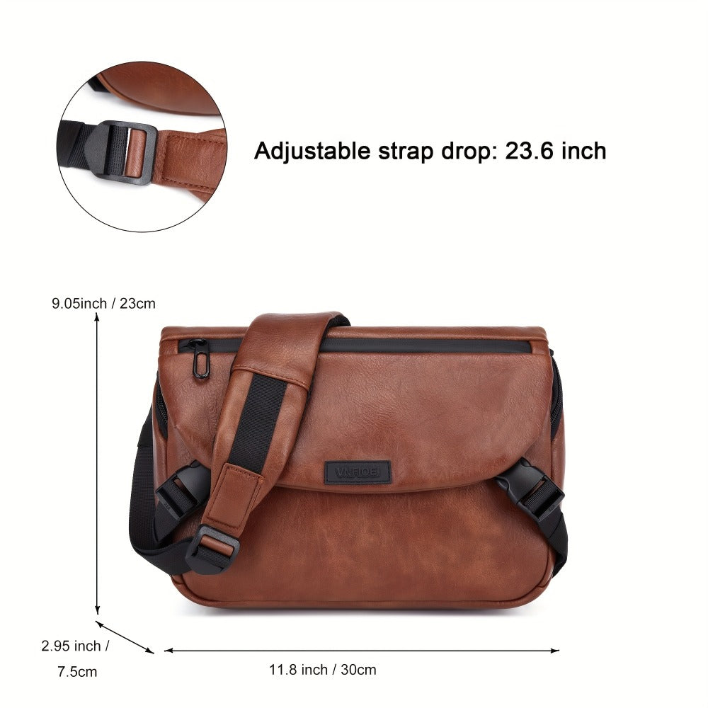 Men's Crossbody Bag – Large Capacity, for Work & Everyday Use | Bag Vero – detail view 4
