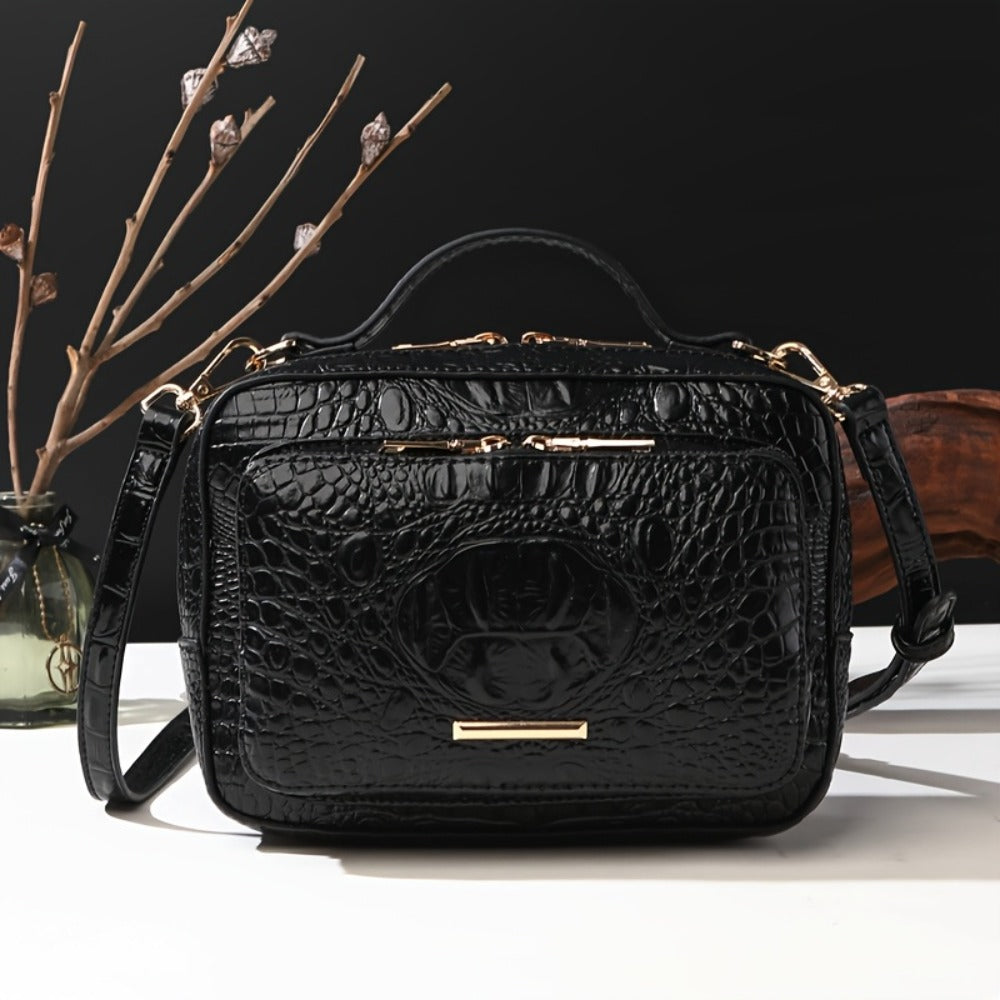 2025 New Ladies Top Handle Satchel Purses Shoulder Bags, Small Purses And Handbags for Women, Stylish Pattern Vegan Crossbody Bag for Women, Fashion Purse