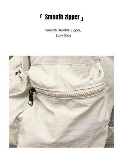 Large Capacity Drawstring Multi-Pocket Backpack for Men And Women, Lightweight Folding Suitable for Shopping, Travel, Picnic
