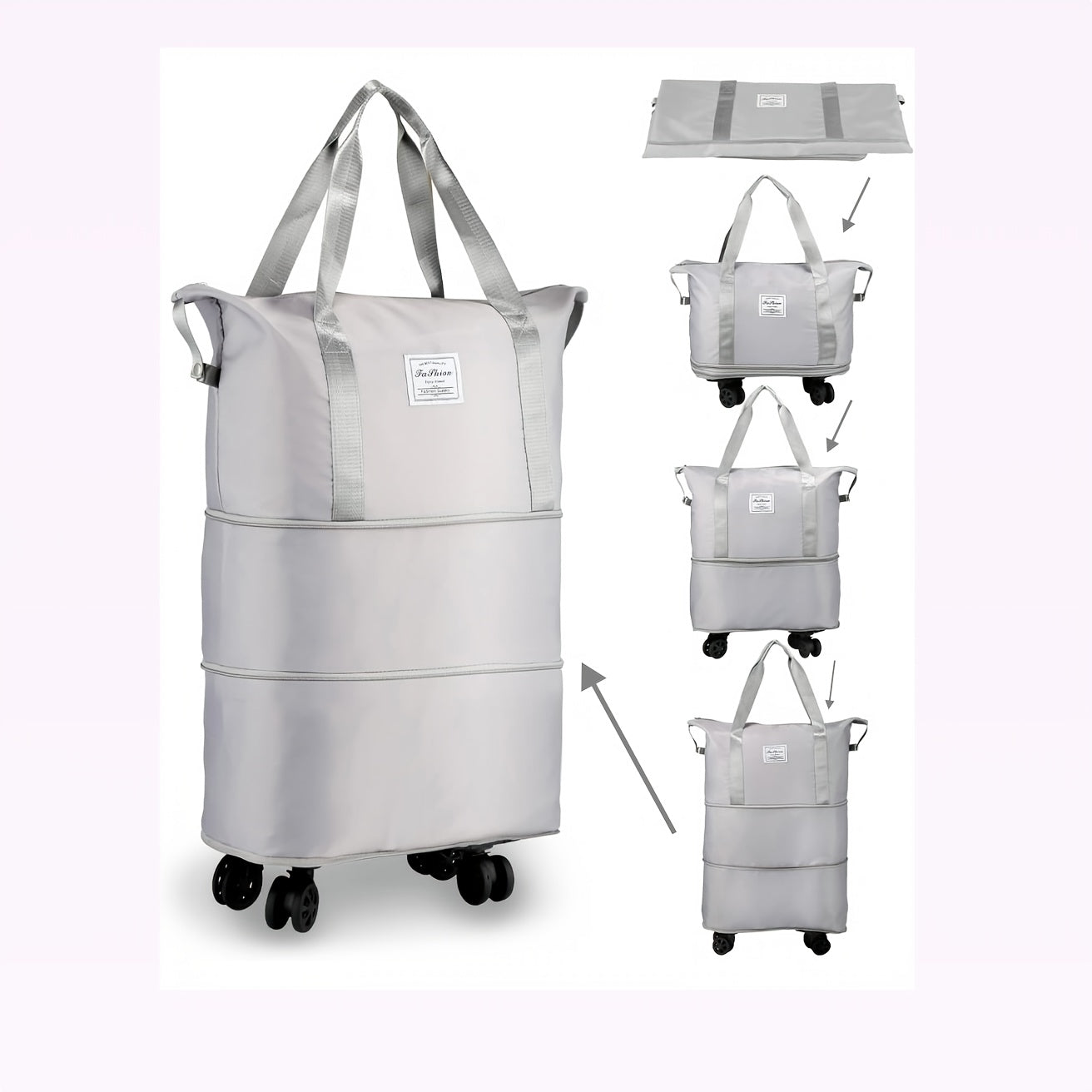 Carry On Luggage – Expandable, Rolling Duffel Detachable Wheels Expandable | Bag Vero – detail view 22