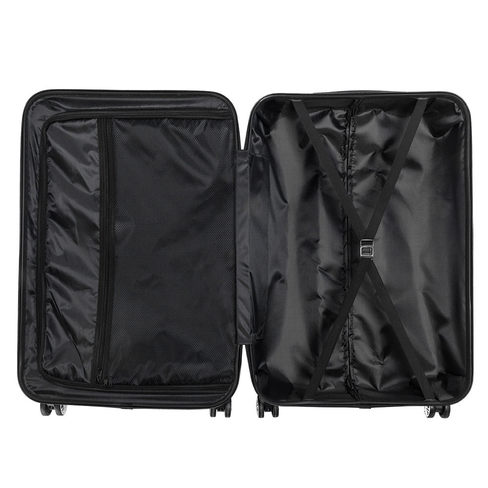 3-in-1 Portable ABS Trolley Case luggage 20" / 24" / 28" Purple