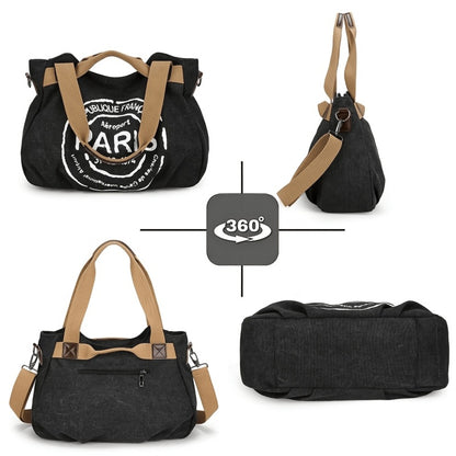 Women's Tote Bag with Zipper - Commuter, Office Crossbody Bag, High Quality Laptop Tote, Work Handbag