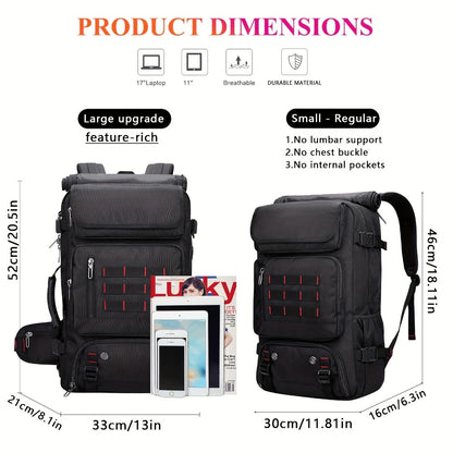 A Large Capacity Hiking Backpack, Suitable for Outdoor Camping, Mountain Climbing, And Long-Distance Travel. It Features Multiple Functions As a Handheld, Dual-Shoulder, Or Crossbody Sports Bag, Is Sturdy And Durable with a Shoe Pocket