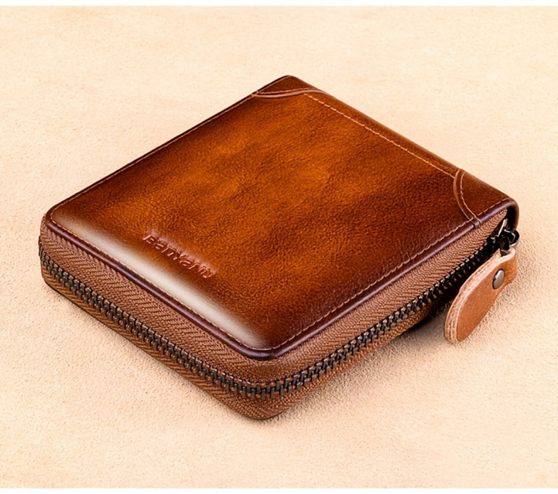 Men's Wallet – Genuine Leather, Large Capacity, RFID Blocking | Bag Vero – detail view 20