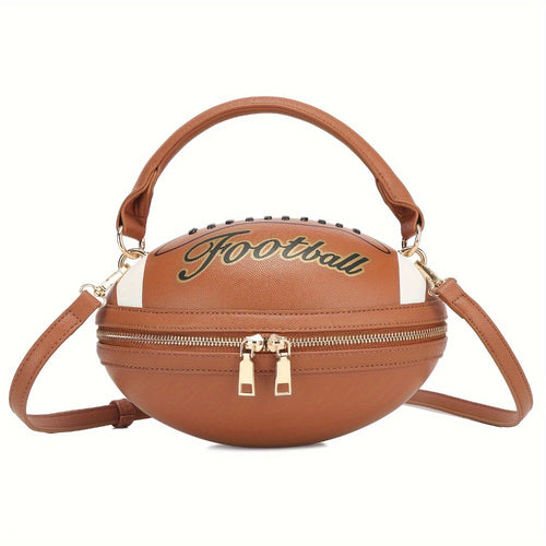 Fashion American Football Style Crossbody Bag for Women Shoulder Bags Rugby Style Purses Designer Ball Novelty Handbags