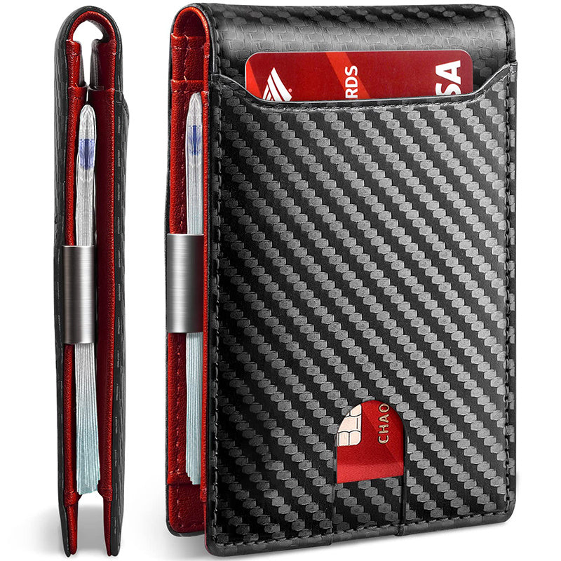 Men's Ultra-Slim Wallet - Genuine Leather Wallet - Anti-Theft Money Bag Bi-fold Wallet - Ultra-Slim Credit Card Holder A perfect gift for birthdays, anniversaries, Father's Day, Christmas, or any other occasion. 4.4 x 3.2 x 0.47 inches (Note that X1-10 ar