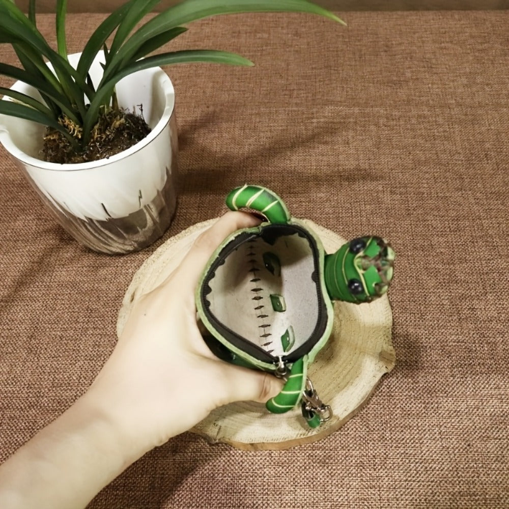 Women's Wallet – Handcrafted Retro Turtle Coin In | Bag Vero – detail view 6
