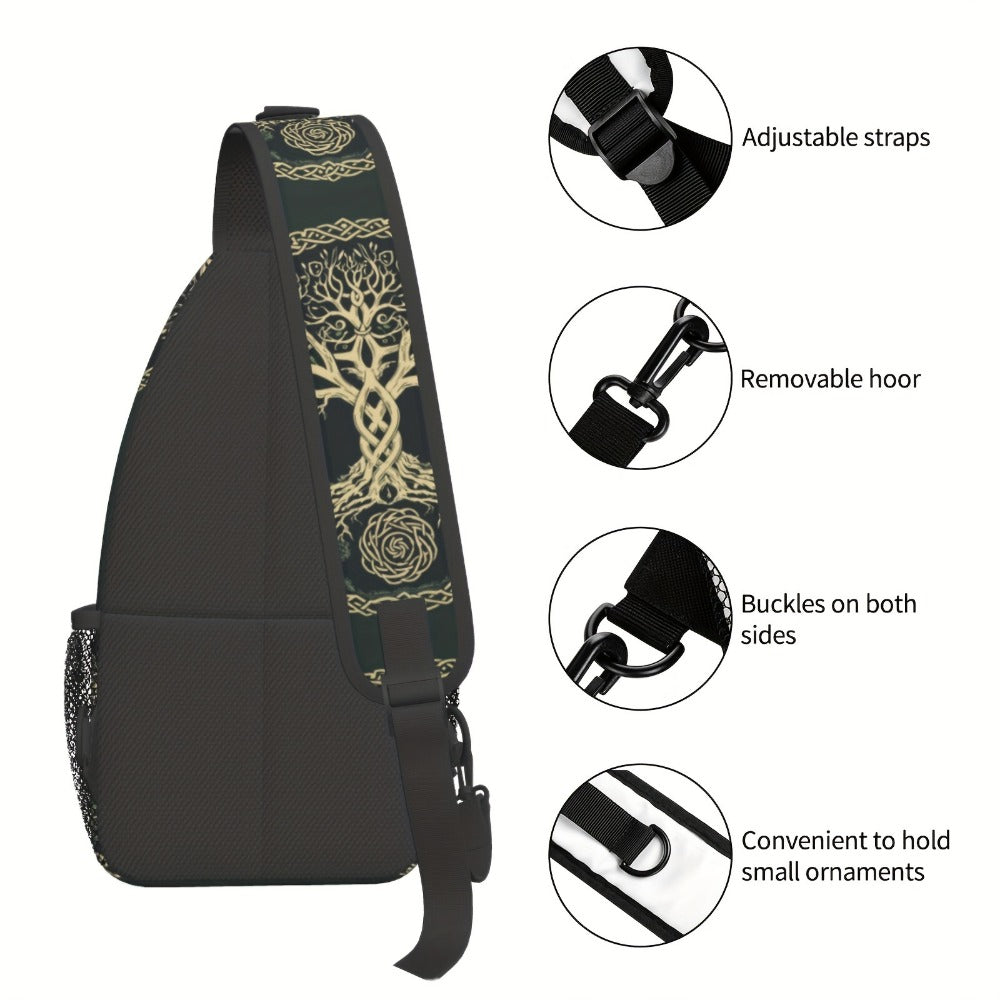 Sling Bag – Polyester, Large Capacity, Foldable, for Travel & Work | Bag Vero – detail view 5