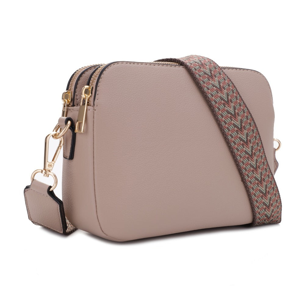 Casual Medium Size Croosbody Bag for Women, Crossbody Camera Purses with Adjustable Webbing Shoulder Strap