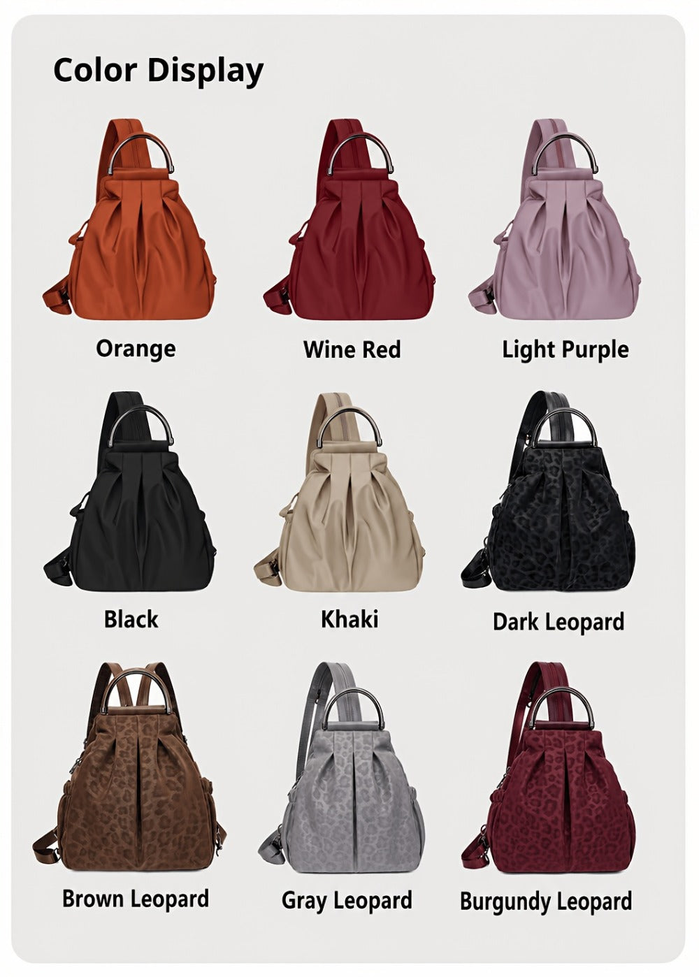 Backpack for Women – Adjustable Strap, for Travel & School | Bag Vero – detail view 37
