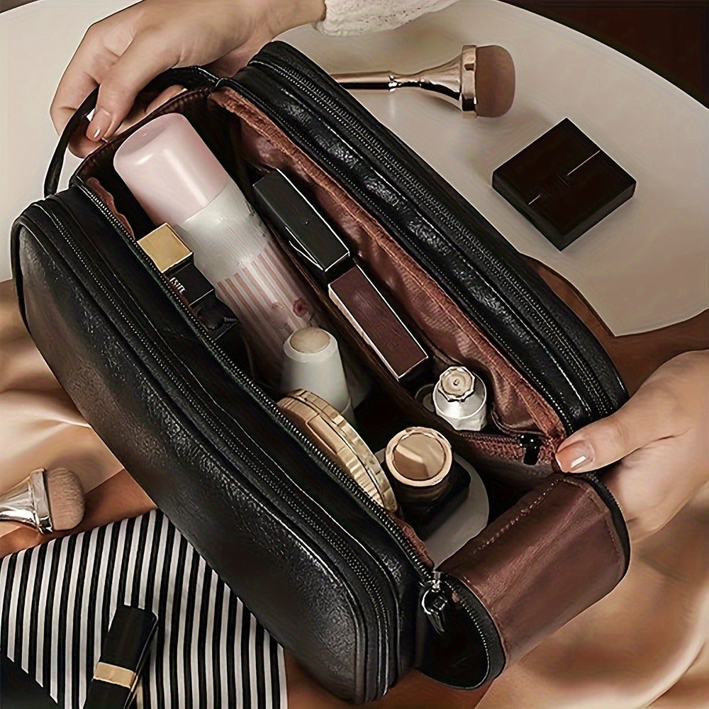 Travel Makeup Bag – for Travel, Large Tri Fold Cosmetic Card | Bag Vero – detail view 13