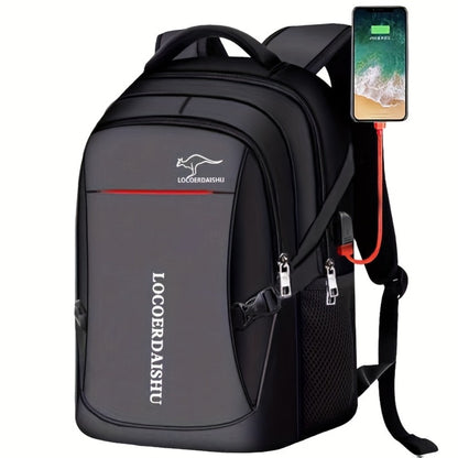 Local Warehouse - Spring/Summer 2026 New Products - Large Capacity Business Duffle Bag, Multi-Section Laptop Bag, School Bag, Black Backpack, Suitable For Daily Leisure, Travel And Work. New Product Promotion