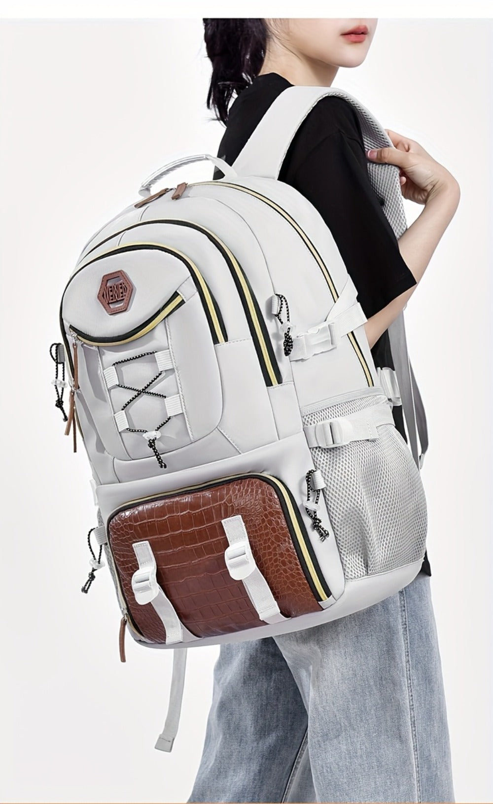 Large Capacity Backpack with Separate Shoe Compartment - Durable, Easy-to-Clean, Multiple Compartments for Business Trips, Daily Use & Outdoor Travel - Holiday Gift, Adjustable Strap, Lightweight, Laptop Compartment, Travel Gear