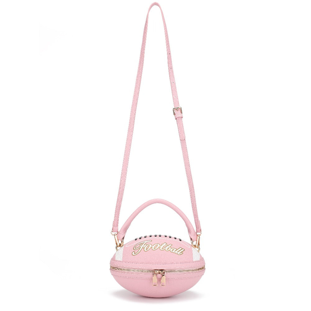 Fashion American Football Style Crossbody Bag for Women Shoulder Bags Rugby Style Purses Designer Ball Novelty Handbags