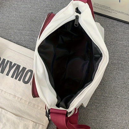 Men's Crossbody Bag – Polyester, Large Capacity, for Travel & Work | Bag Vero – detail view 6
