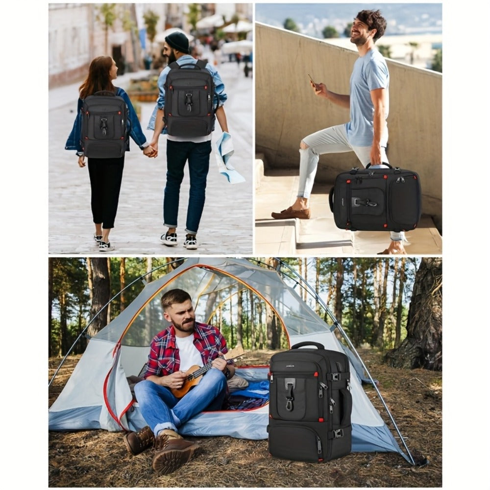 Laptop Backpack – 17.3 Inch, Trolley Sleeve, Convertible, for Travel | Bag Vero – detail view 7