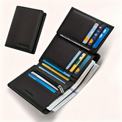 Men's Wallet – Genuine Leather, RFID Blocking, Anti-Theft, Compact | Bag Vero – detail view 4
