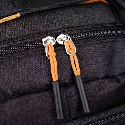 This Large-Capacity Travel Backpack Is Suitable for Both Men And Women. It Comes with a Plush Ball Pendant-Durable Nylon, Adjustable Shoulder Strap, Multiple Compartments, Business Backpack And Outdoor Hiking Backpack
