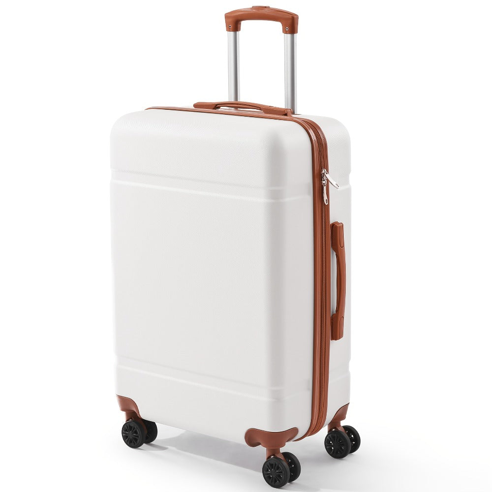 Luggage with Spinner Wheels, ABS Hardshell Suitcase, 20 Inch Carry On, 24 Inch Medium & 28 Inch Checked Suitcase Or 3pcs Luggage Set (20/24/28)