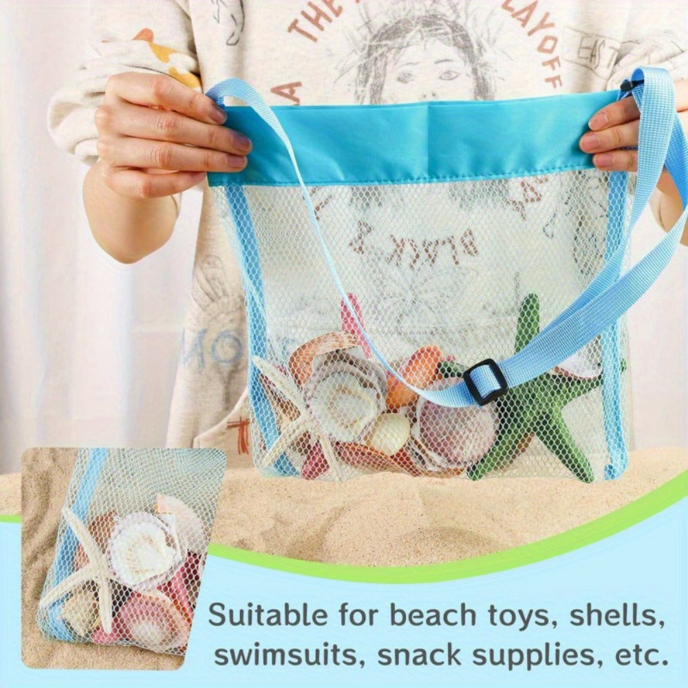 Tote Bag for Women – 6 Pack, Mesh Beach Pack Adjustable Colorful | Bag Vero – detail view 3