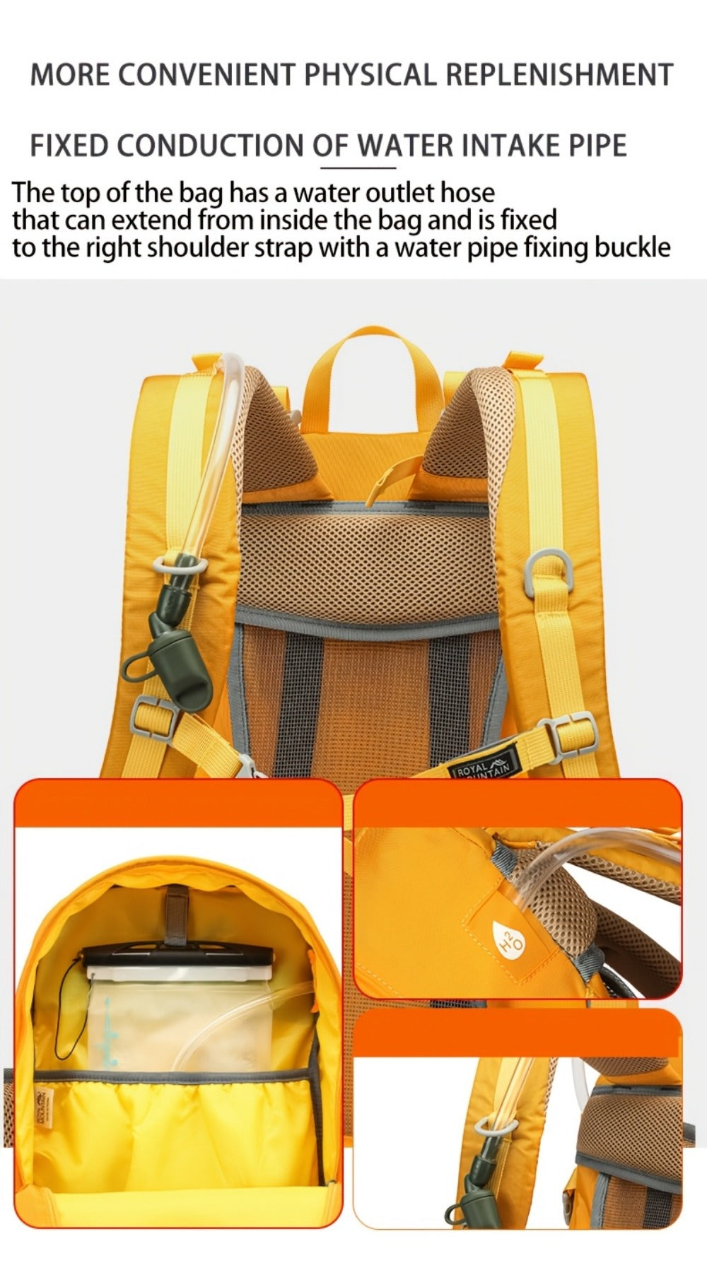 Backpack for Women – Nylon, Waterproof, Large Capacity, for Travel | Bag Vero – detail view 15