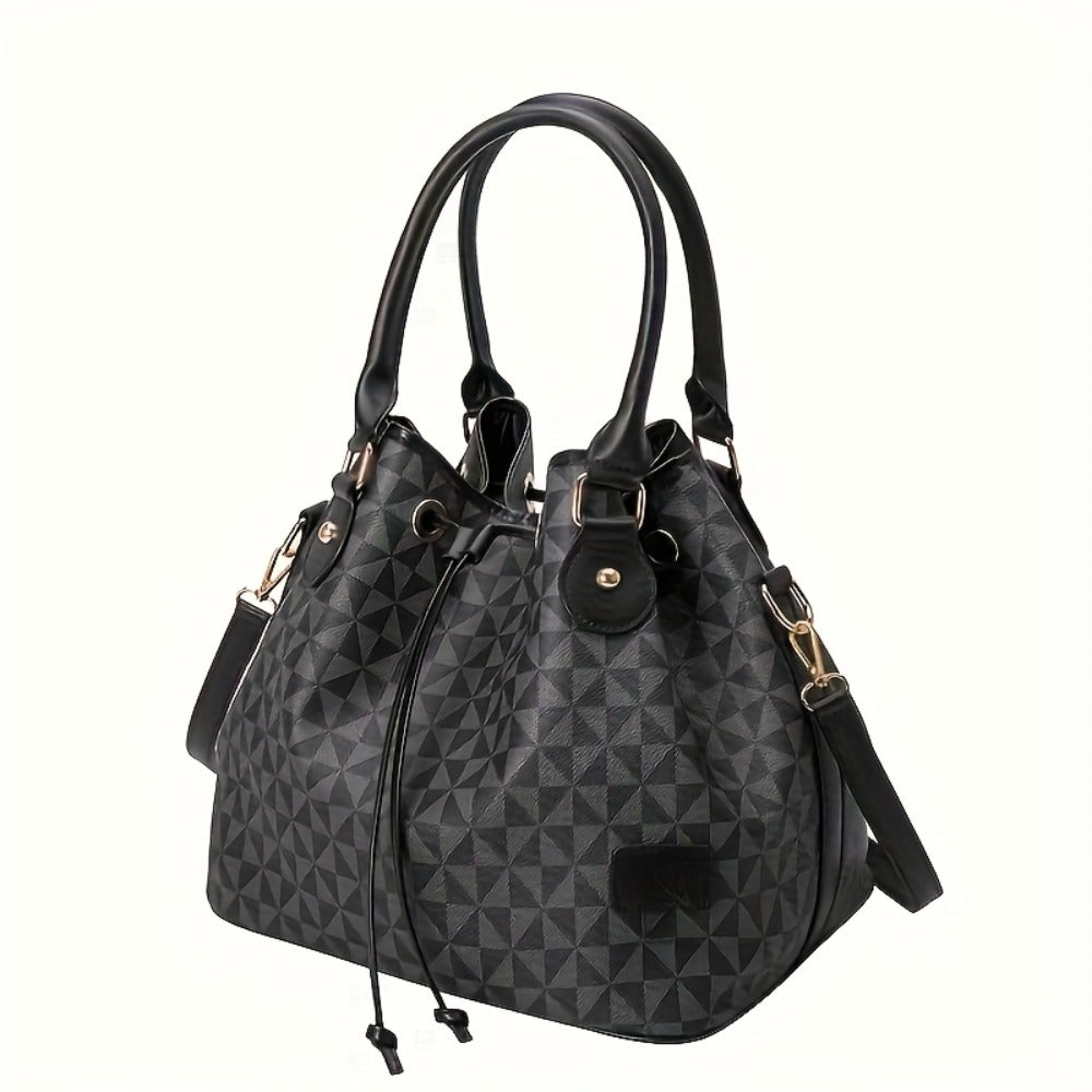 Korean New Fashion Handbags, Versatile Shoulder Bucket Bags, Retro Casual Commuter Tote Bags