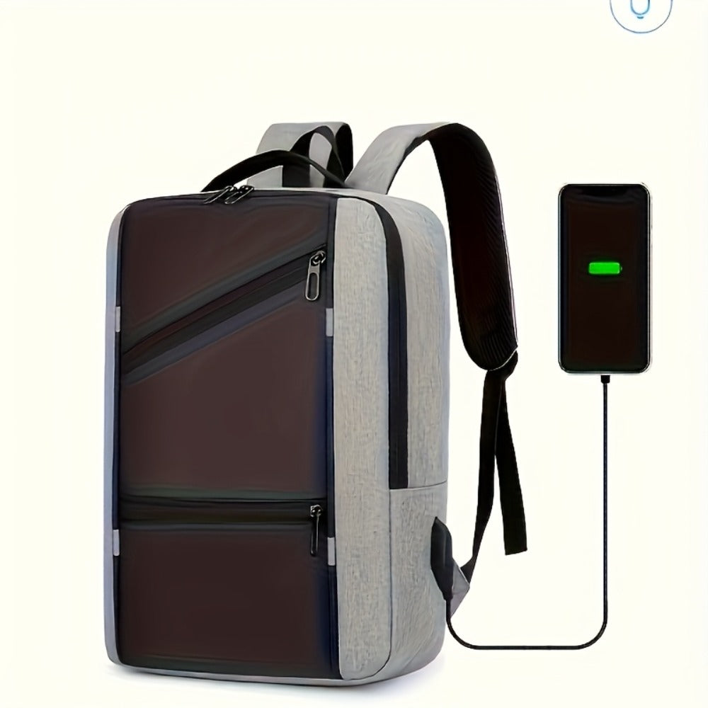 Large-Capacity Backpack with Charging Port for Outdoor Travel, Camping, And Hiking - Multi-Functional Sports Bag And Suitable for 15.6-Inch Laptops for Men And Women for Best Birthday Gifts, Christmas And Valentine'S Day Gifts