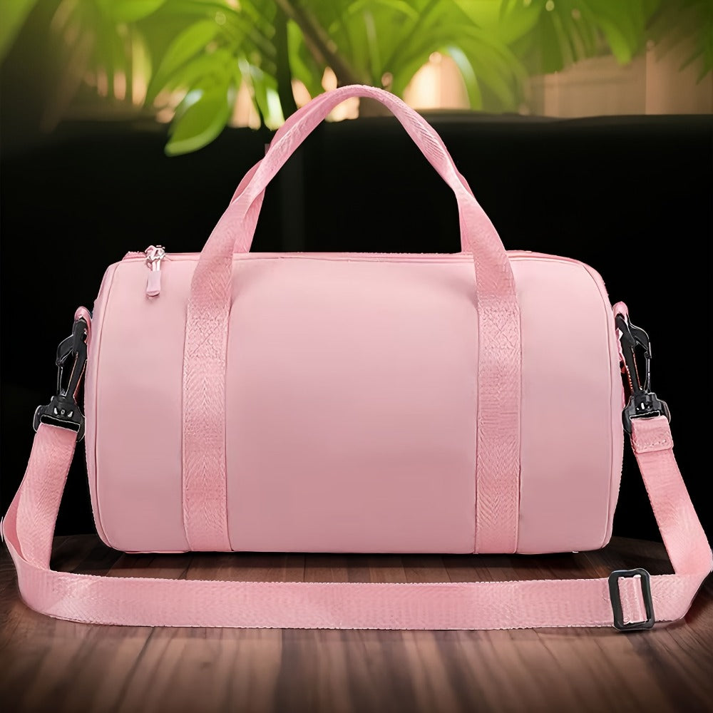 [Gym Bag For Sports] Mini Gym Bag Small Barrel Duffle Crossbody Bags Tote For Women Men Workout Bag Lightweight For Weekender Travel Sports Yoga Fitness Dance