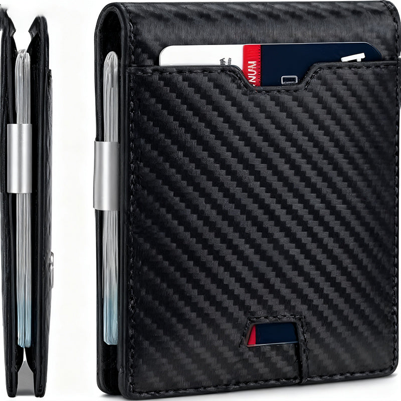 Men's Ultra-Slim Wallet - Genuine Leather Wallet - Anti-Theft Money Bag Bi-fold Wallet - Ultra-Slim Credit Card Holder A perfect gift for birthdays, anniversaries, Father's Day, Christmas, or any other occasion. 4.4 x 3.2 x 0.47 inches (Note that X1-10 ar