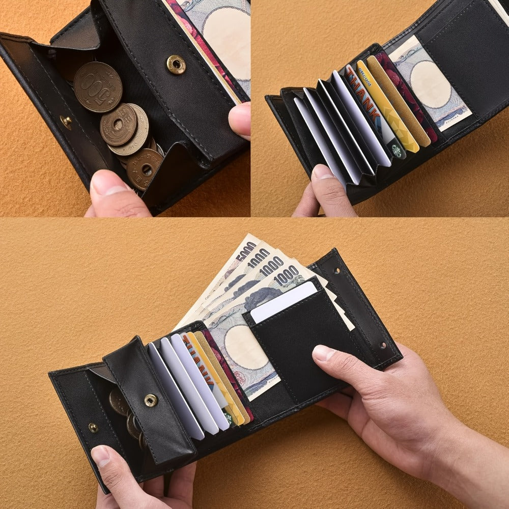 Men's Wallet – Polyester, Vintage Trifold Buckle Unisex Card | Bag Vero – detail view 13