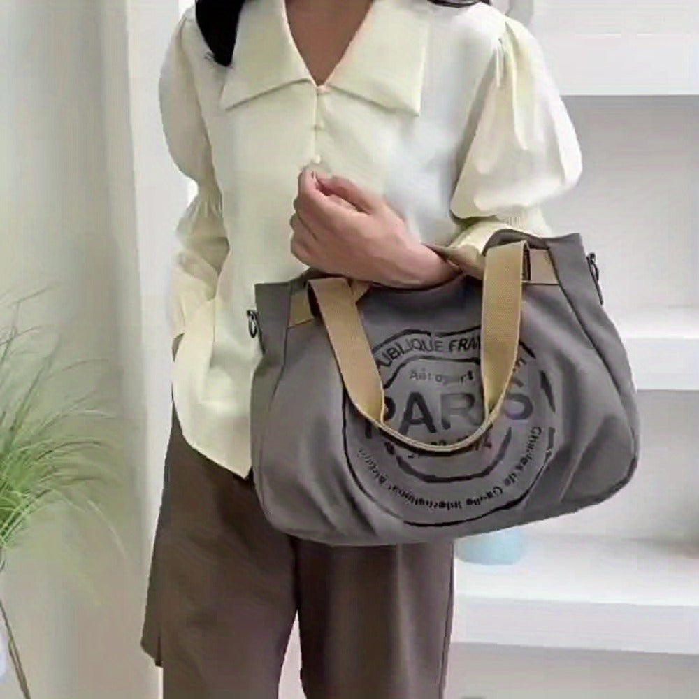 Women's Tote Bag with Zipper - Commuter, Office Crossbody Bag, High Quality Laptop Tote, Work Handbag