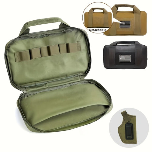 2pcs Lightweight Oxford Cloth EDC Tote Bag And Waist Slip Cover, Durable Outdoor Sports Tote Bag With Reinforced Handles And Closure, A Perfect Gift For Men.