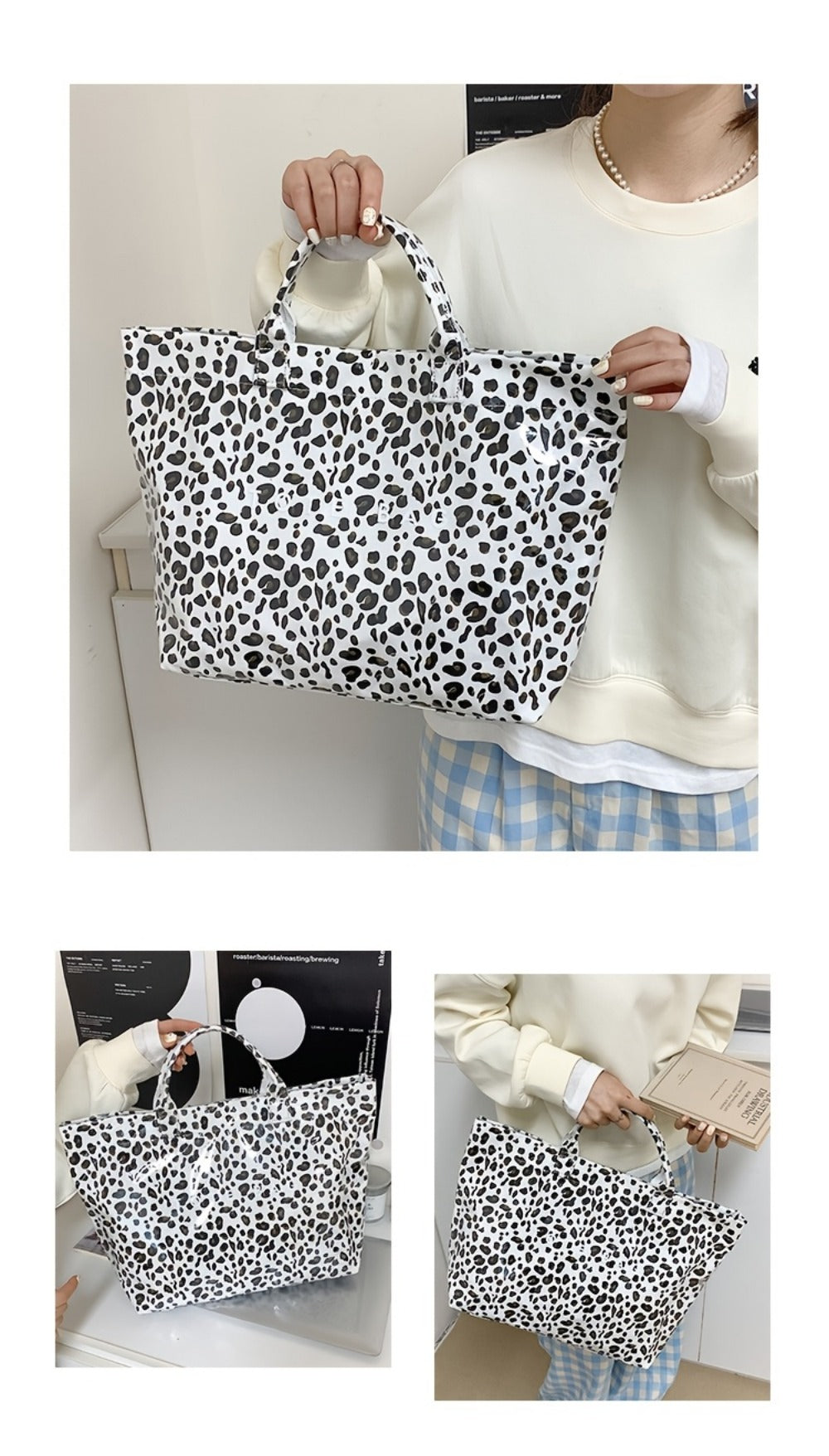 Tote Bag for Women – PVC, Large Capacity, for Travel & Work | Bag Vero – detail view 20