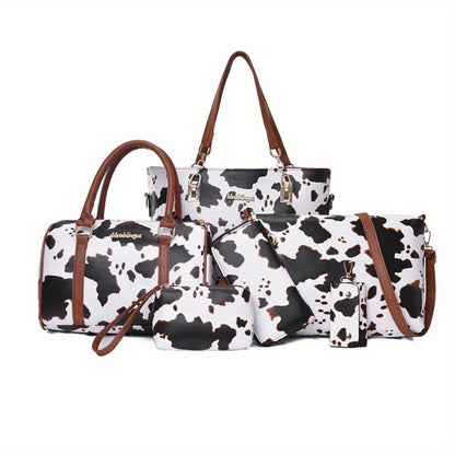 Crossbody Bag for Women – 6-Piece, PU Leather | Bag Vero – detail view 2
