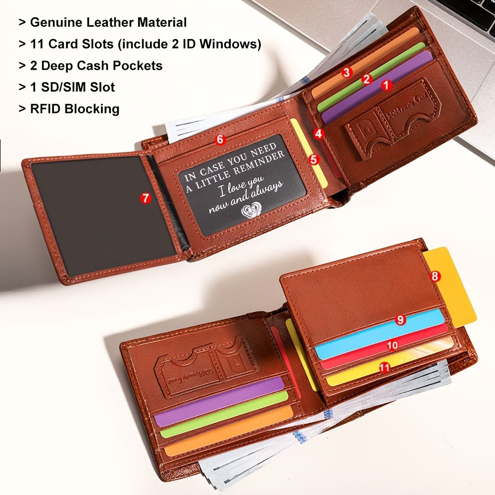 Men's Wallet – Genuine Leather, RFID Blocking | Bag Vero – detail view 5