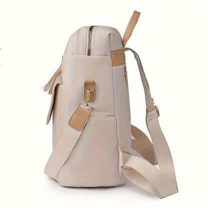 Stylish Teenager'S Anti-Theft Backpack: Handheld/Backpack Carry Options, Suitable for Casual Outings & Campus Use, Practical & Versatile - A Top Choice for Holiday Gifts, for Teenager, For Teenager