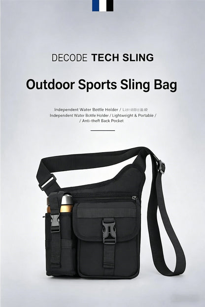 Men's New Shoulder Messenger Bag Outdoor Sports Leisure Walking Travel High Quality and Wear-resistant Practical Mobile Phone Kettle Bag
