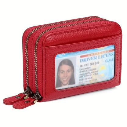 1pc, Women'S Wallet, RFID Blocking Purse, Classic Style 12-Card Slots, Coin Pockets & Cash Compartments, Elegant Gift